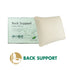 Back support pillow to reduce pressure of the spine and lower back